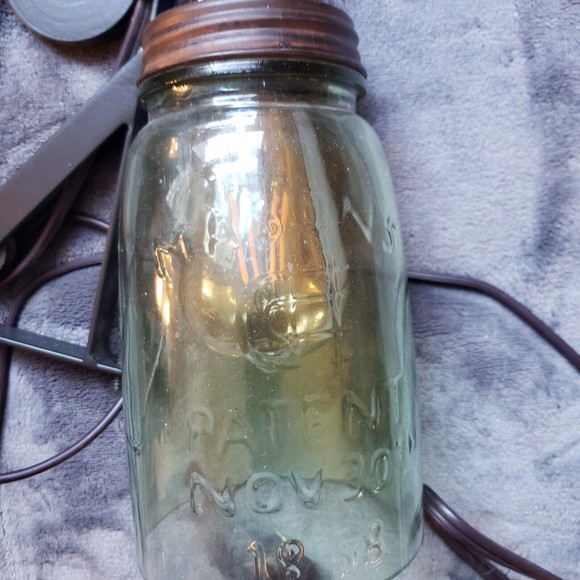 2 Bell jar wall sconces with pulley | eBay 2 Bell jar wall sconces with pulley